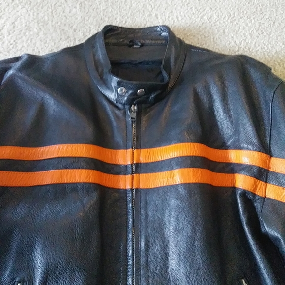 UGC HOT LEATHERS 3M MOTORCYCLE JACKET ZIPOFF VEST - Picture 11 of 16